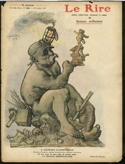 Illustration of Charles Leandre (1862-1934) for the Cover of Le Rire by Charles Leandre