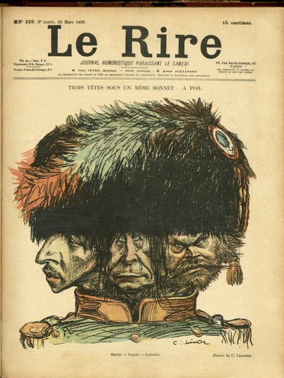 Illustration of Charles Leandre for the Cover of Le Rire by Charles Leandre