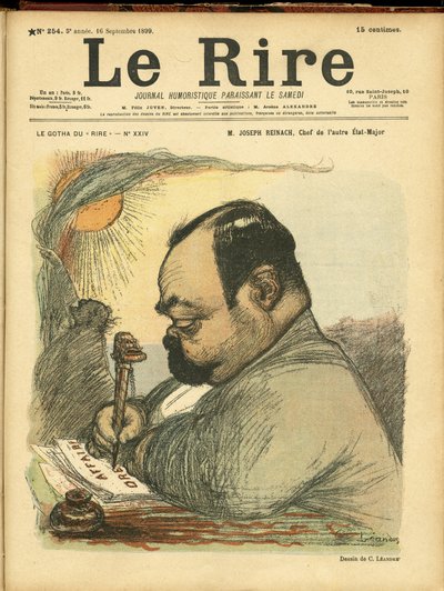 Illustration of Charles Leandre for the Cover of Le Rire by Charles Leandre