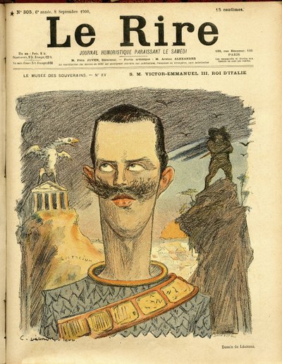 Illustration for the Cover of Le Rire by Charles Leandre