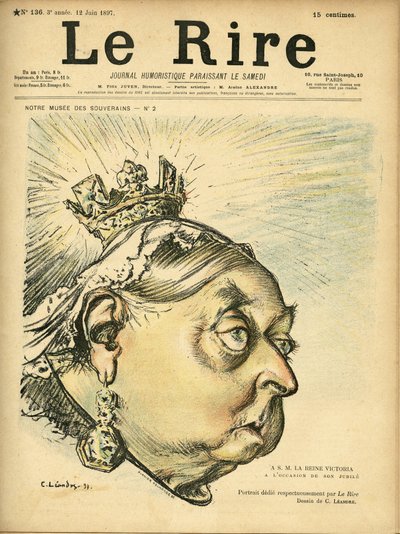 Illustration of Charles Leandre for the Cover of Le Rire by Charles Leandre