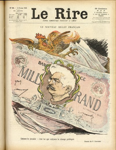 Illustration of Charles Leandre (1862-1934) for the Cover of Le Rire by Charles Leandre