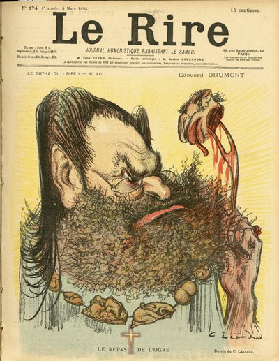 Illustration of Charles Leandre for the Cover of Le Rire by Charles Leandre