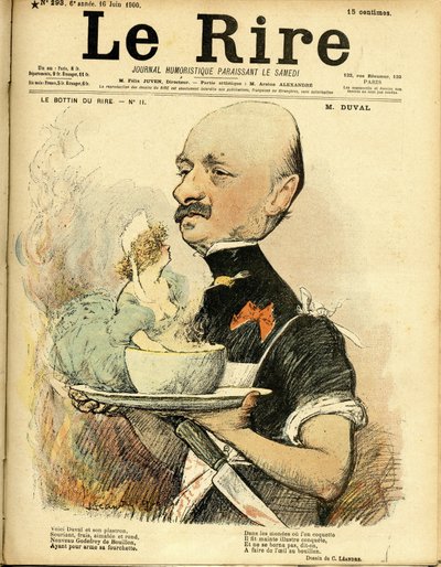 Illustration of Charles Leandre for the Cover of Le Rire by Charles Leandre