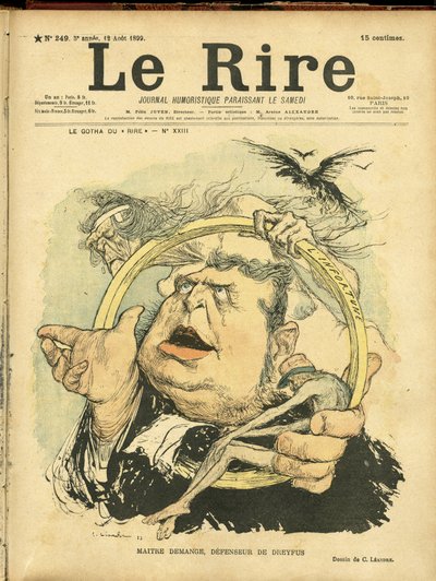 Illustration of Charles Leandre for the Cover of Le Rire by Charles Leandre