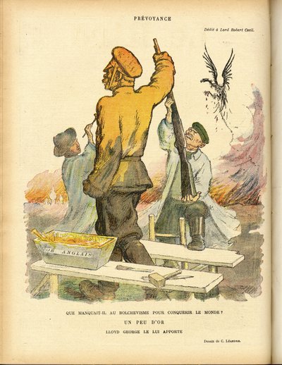 Illustration of Charles Leandre in Le Rire by Charles Leandre