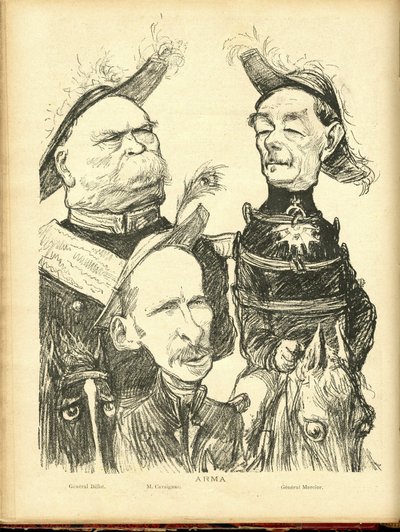 Illustration of Charles Leandre (1862-1934) in Le Rire by Charles Leandre