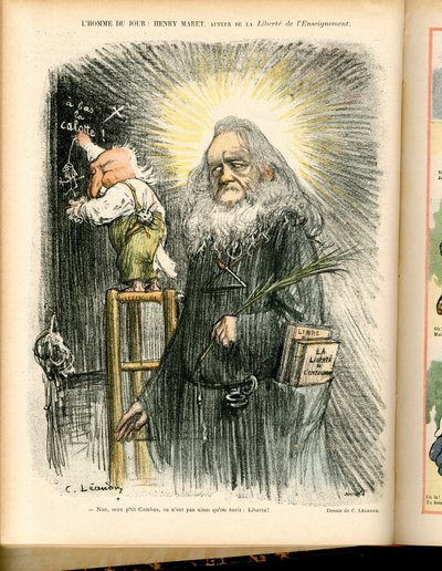 Illustration of Charles Leandre in Le Rire, no. 67 by Charles Leandre