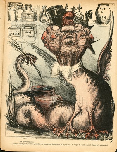 The Butter Plate, Satirical in Colours by Charles Leandre