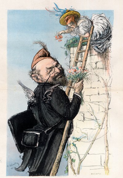 Leon Bourgeois, French Lawyer and Politician by Charles Leandre