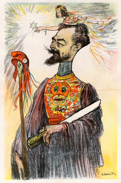 Paul Doumer - Cartoon by Charles Leandre in Le Rire, 1902 by Charles Leandre