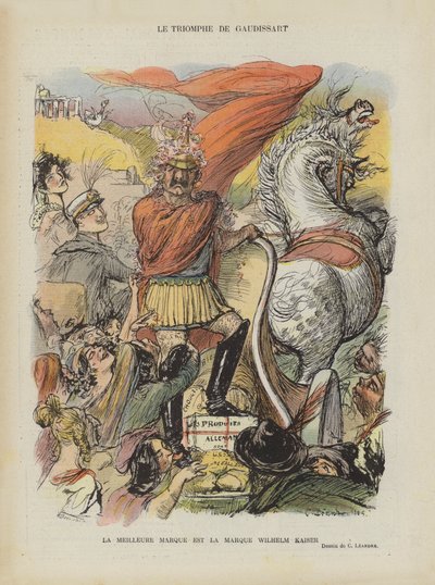 Satire on the Moroccan Crisis of 1905 by Charles Leandre