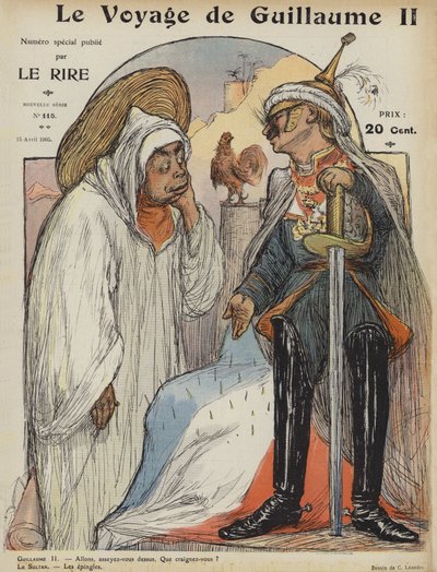 The journey of Wilhelm II by Charles Leandre