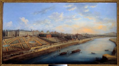 View of Passy and Chaillot from Grenelle by Charles Leopold Grevenbroeck