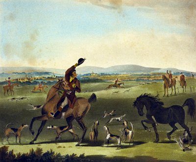 A Check, from The Pytchley Hunt by Charles Lorraine (after) Smith