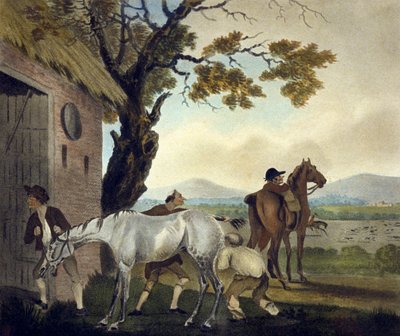 The Trick, from The Pytchley Hunt (engraved by F. Jukes) by Charles Lorraine (after) Smith