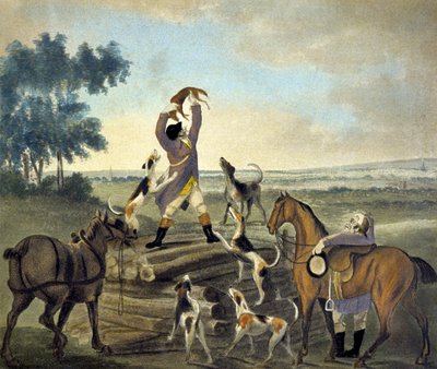 Who...op, Was Never So Carried, from The Pytchley Hunt (engraved by F. Dukes) by Charles Lorraine (after) Smith