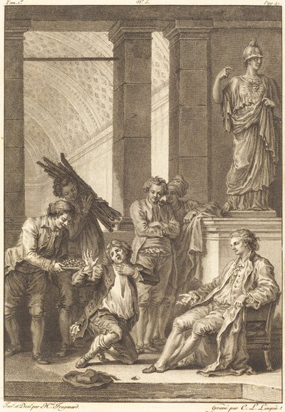 The Peasant by Charles Louis Lingée after Jean Honoré Fragonard