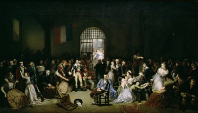 The Call for the last victims of the Terror, 7-9 Thermidor, Year 2 (25-27 July 1794), after 1850 by Charles Louis Lucien Muller