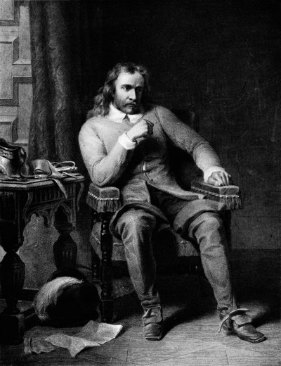 Cromwell Resolving to Refuse the Crown by Charles Lucy