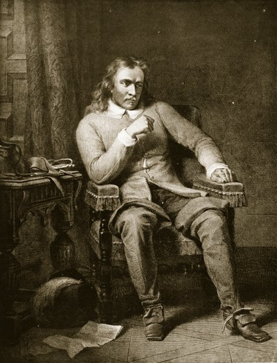 Portrait of Oliver Cromwell, Illustration from 