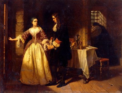 The Parting of Lord William and Lady Rachel Russell in 1683 by Charles Lucy