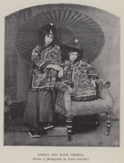 Lorina and Alice Liddell by Charles Lutwidge Dodgson