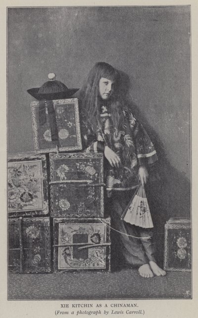 Xie Kitchin as a Chinaman by Charles Lutwidge Dodgson