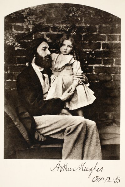 Arthur Hughes and his Daughter Agnes, 12th October 1863 by Charles Lutwidge Dodgson