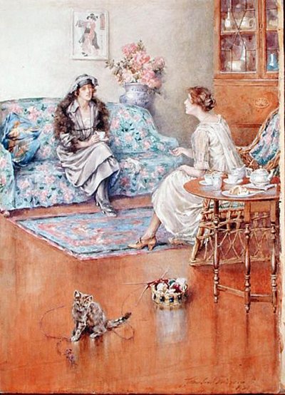 Afternoon Tea by Charles MacIvor or MacIver Grierson