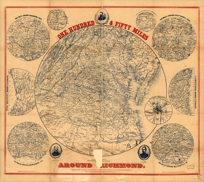 One Hundred & Fifty Miles Around Richmond. 12th Edition by Charles Magnus