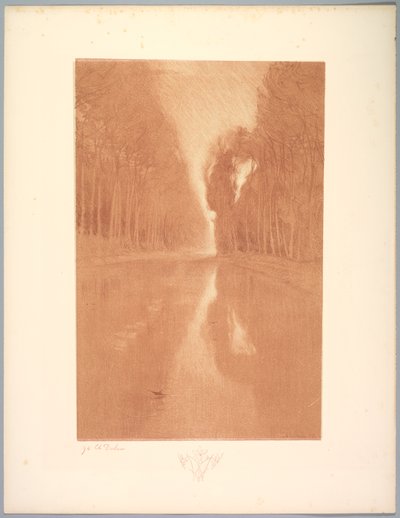 Suite of Landscapes: Landscape, Plate 2, Remarque, Starflowers by Charles Marie Dulac