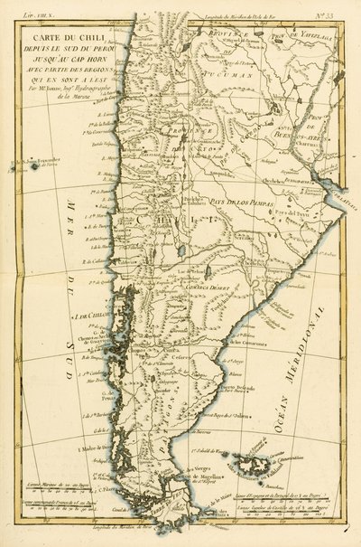 Chile, from the South of Peru to Cape Horn, from 