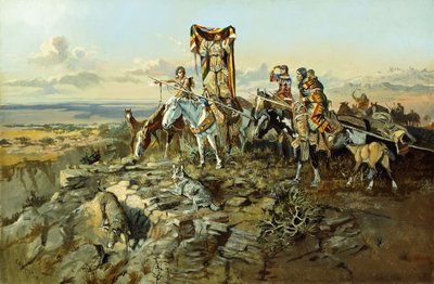 In the Wake of the Hunters by Charles Marion Russell