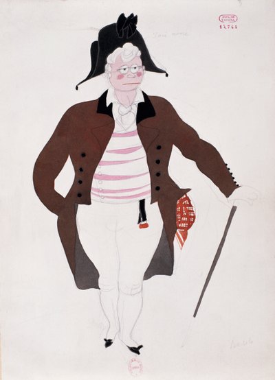Costume for character of Bartolo from The Barber of Seville by Charles Martin