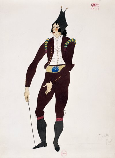 Costume for character of Fiorello from The Barber of Seville by Charles Martin