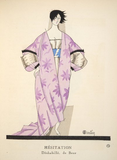 Hesitation from Gazette de Bon Ton, pub. 1920 by Charles Martin