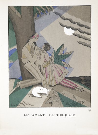 The Lovers of Torquate, from a Collection of Fashion Plates by Charles Martin