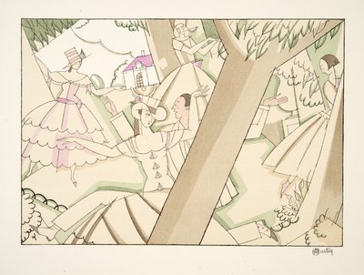 The Four Corners, from Sports & Entertainments, pub. 1914 by Charles Martin