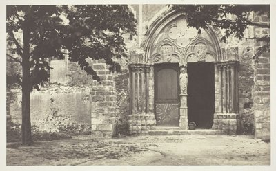 Church of Villeneuve le Comte, Seine-et-Marne by Charles Marville