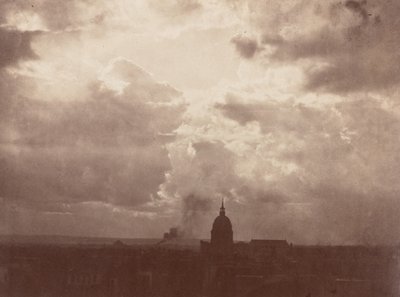 Cloud Study over the Pantheon, Paris, 1856 by Charles Marville