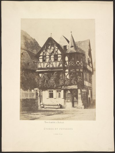 Studies and Landscapes: 16th Century House, in Baccharah by Charles Marville