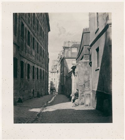 Rue Chartière (Chartière Alley) from Rue de Reims by Charles Marville