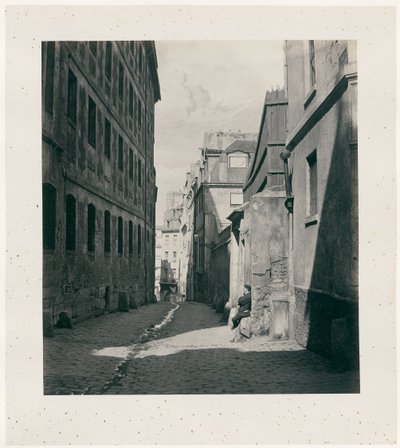 Rue Chartière (Chartière Alley) from Rue de Reims by Charles Marville