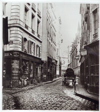 Rue Saint-Severin, from the Rue de la Harpe, Paris, 1858-78 by Charles Marville