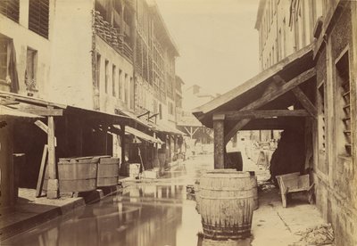 Tannery by the Bièvre / The Bièvre and the Tanneries. Currently, an Underground Sewer by Charles Marville