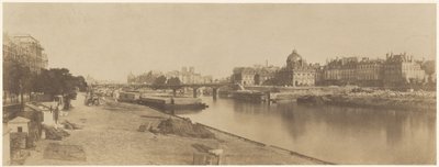The Seine from the Pont du Carrousel Looking towards Notre Dame by Charles Marville