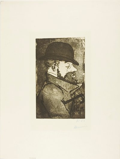 Portrait of Toulouse-Lautrec, from the first album of L