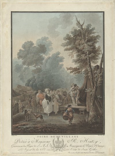 Village Fair by Charles Melchior Descourtis