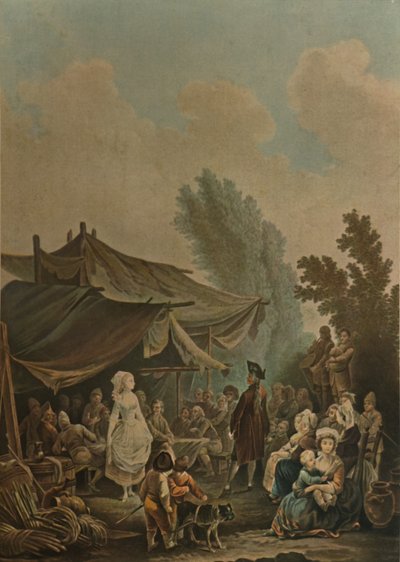 Village Wedding by Charles Melchior Descourtis